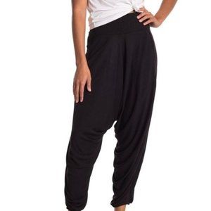 Free People Black Windy Meadow Harem Pants XS